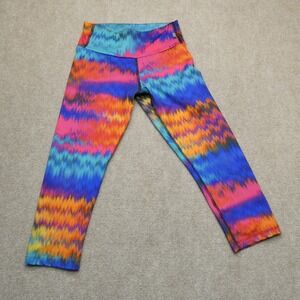 KOS USA Ladies Activewear Leggings Capri Exercise‎ Pants Multicolor Size Small